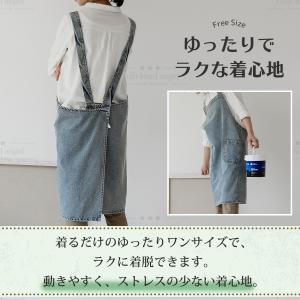 エプロン 保育士 おしゃれ ワンピース 大きい...の詳細画像5