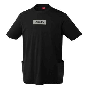 ニッタク NTA-NX2017-71 71 Wポケット Tシャツ (71)ブラック メンズ・ユニセックス｜sumitasports