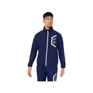 アシックス 2031C716 ウラトリコツトブレーカーJKT スリム ピーコート（400）｜sumitasports