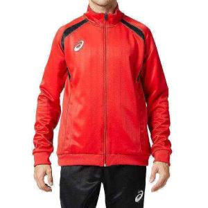 アシックス 2101A075 トレーニングジャケット CLASSIC RED（600）｜sumitasports