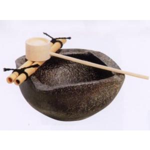 信楽焼 古信楽 角 つくばい 竹35ｃｍ