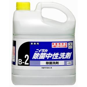 業務用除菌洗浄剤 ニイタカ除菌中性洗剤 B 4ｋｇ×４本 非塩素系 代引不可｜sumiten