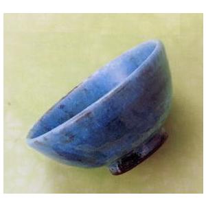 常滑焼 トルコ釉小 飯碗