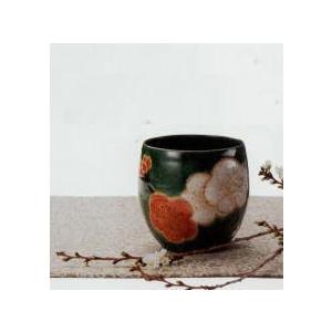 九谷焼 緑彩梅 焼酎カップ