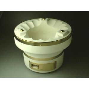 能登の珪藻土切り出し 卓上手作り 七輪 丸25号 網付 太陽炭