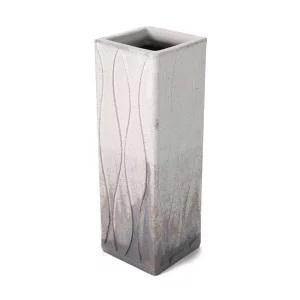 灰粉引角花入　8.5号