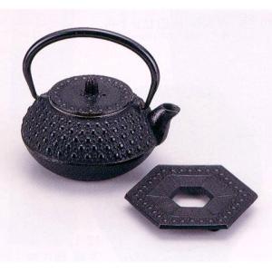 南部鉄器 急須 瓶敷セット アラレ : 炭天 - 通販 - Yahoo!ショッピング