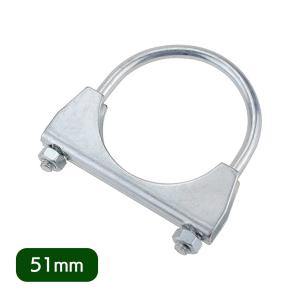 サムソンマフラー　クランプ付 マフラー U字クランプ 60mm マフラークランプ マフラーバンド SN-265