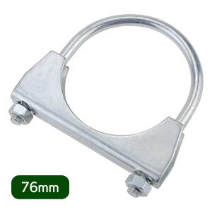 マフラー U字クランプ 60mm マフラークランプ マフラーバンド SN-265