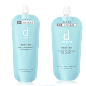 資生堂　dプログラム　バランスケア　ローション・エマルジョン　ＭＢ　レフィルセット