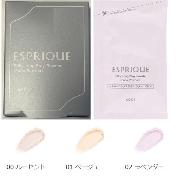 コーセー　エスプリーク　シルキーロングステイ　パウダー　6g　レフィル　00 ルーセント