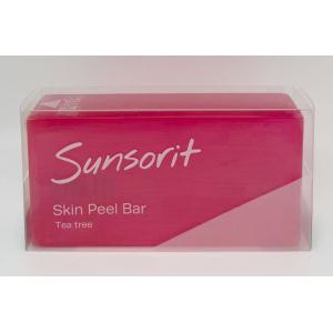 サンソリット　スキンピールバー　赤　ティートゥリー　135g