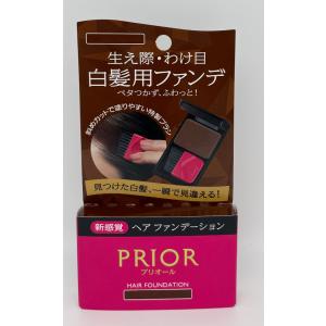資生堂　プリオール　ヘア　ファンデーション　ブラウン　3.6g　