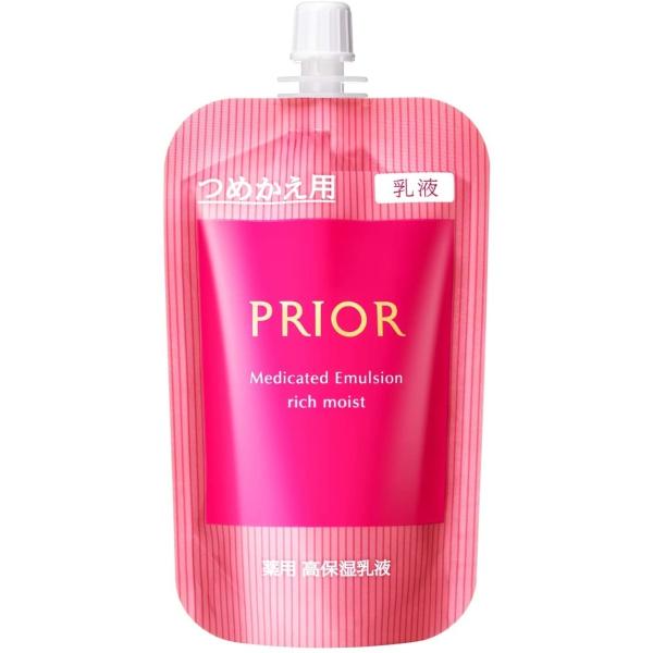 2個セット　資生堂　プリオール　薬用　高保湿乳液　とてもしっとり　詰替え用　100mL