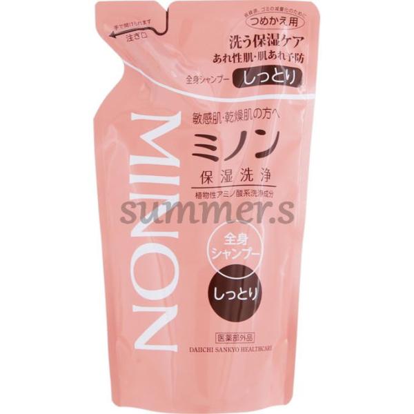 第一三共ヘルスケア　ミノン　全身シャンプー　しっとりタイプ　つめかえ用　380ml