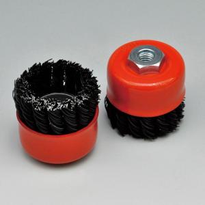 スーパーミニカップブラシ (ヒネリ) 45mm×M10 メンネジ