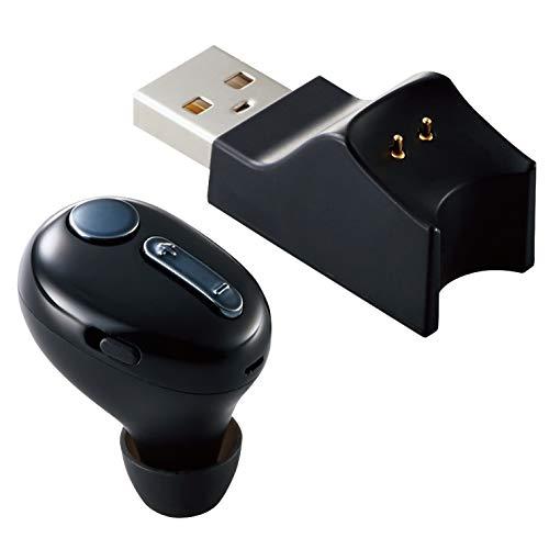 エレコム(ELECOM) Bluetoothヘッドセット 極小 HSC31MP USB充電クレードル...