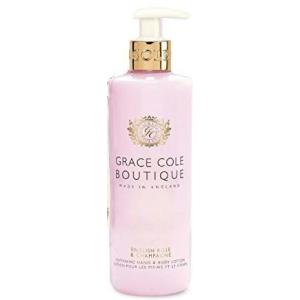激安GRACE COLE BOUTIQUEグレースコールブティックハンド＆ボディローションイングリッシュローズ&シャンパン500mlポンプ