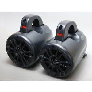 BOSS LED付き 2Way ウェイクタワー 防水スピーカー マリンスピーカー