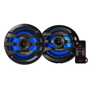 ケンウッド LED付き 2WAY 防水スピーカー 16cm