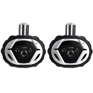 4Way 550W 6x9インチ ウェイクタワー 防水マリンスピーカー