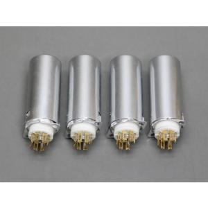 金メッキ 真空管ソケット付き シールドケース49mm (MT管)