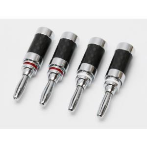 高級ロジウムメッキ バナナプラグ