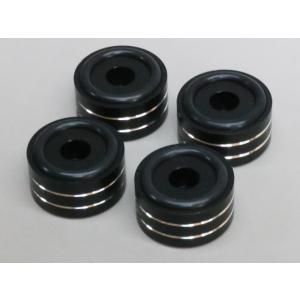 40mm ゴム脚 ブラック アルミ