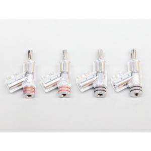 高級ロジウムメッキ バナナプラグ