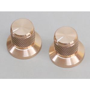 25mm(6.0)アルミ削り出しツマミ ゴールド