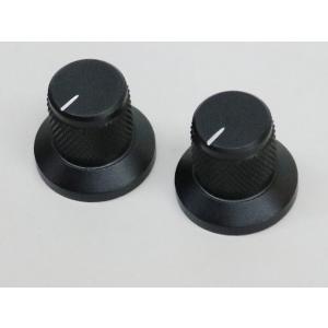 25mm(6.0)アルミ削り出しツマミ ブラック