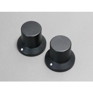 25mm(6.0)アルミ削り出しツマミ 艶消しブラック