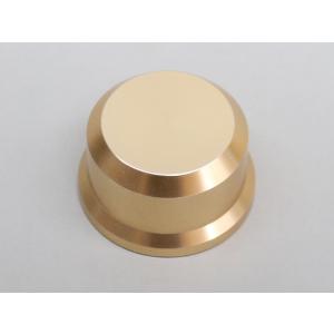 38mm(6.0)アルミ削り出しツマミ ゴールド