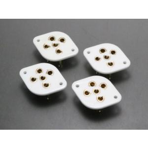 金メッキ 5ピン 真空管ソケット