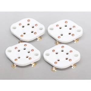 金メッキ 5ピン 真空管ソケット