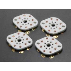 金メッキ 8ピン 真空管ソケット