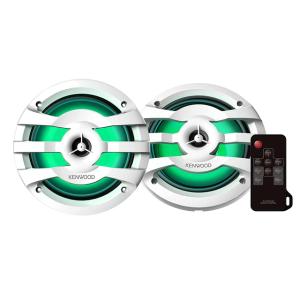 ケンウッド LED付き 2WAY 防水スピーカー 16cm