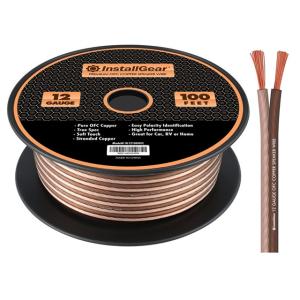 【海外取り寄せ商品】OFC 12ゲージ 30m スピーカーケーブル 無酸素銅