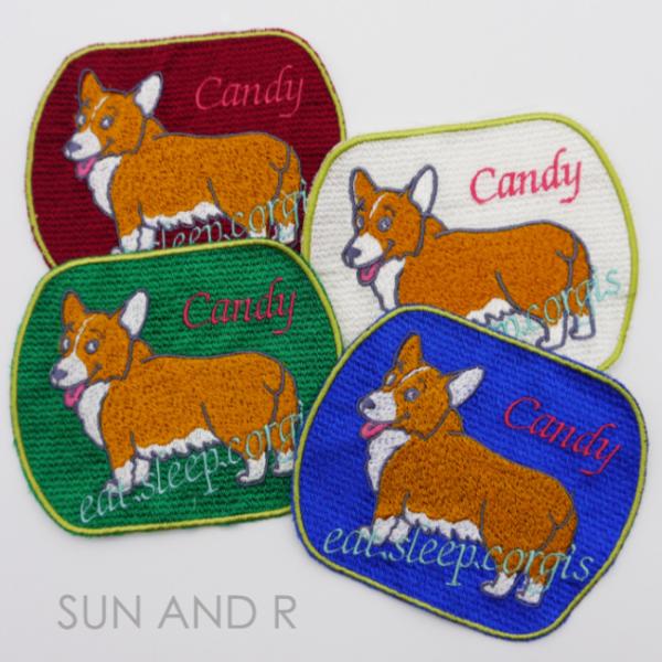 コーギー ワッペン