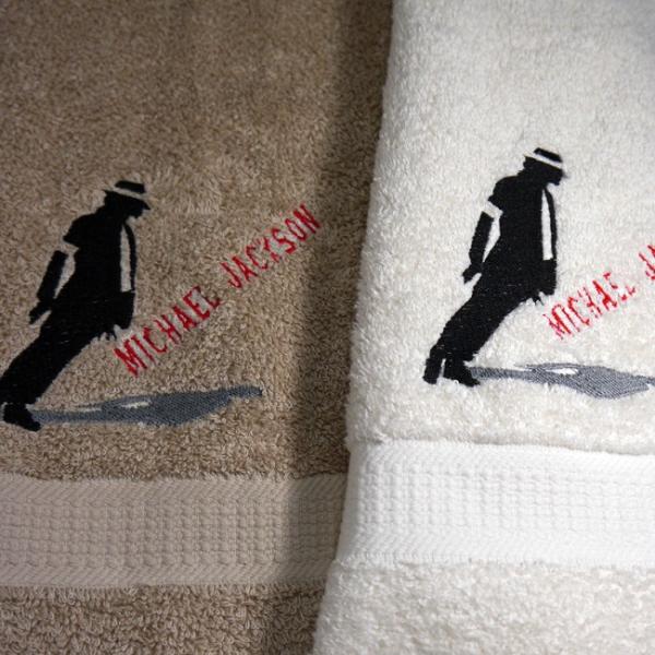 【 マイケルジャクソン Smooth Criminal♪】厚手今治フェイスタオル☆オプションでお名前...