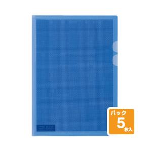 プラス カモフラージュホルダー 5枚パック FL-127CH-5P【A4サイズ】【カラー: ブルー】...