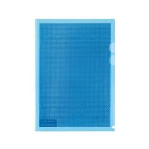 プラス カモフラージュホルダー ハード仕切り付 FL-129CH【A4サイズ】【カラー: ブルー】【...