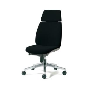 プラス U CHAIR（ユーチェア） KC-UC66SEL【ブラックシェル/ハイバック/アルミ脚/肘...