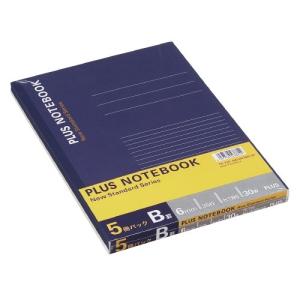 プラス パックノート NO-003AS-5P【5冊パック】【セミB5】【A罫7mm30行