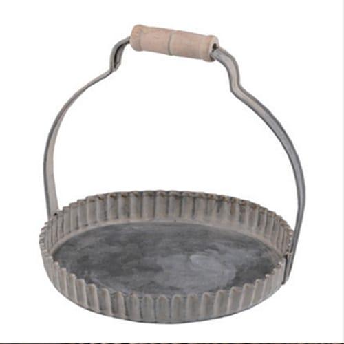 ブリキラウンド型トレーミニ・417-2633