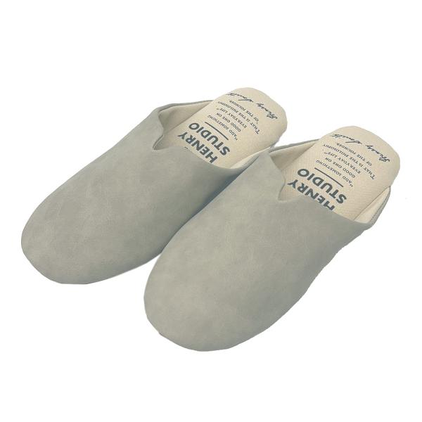 ヘンリースリッパ ライトグレー（22〜24cm）・417-2938