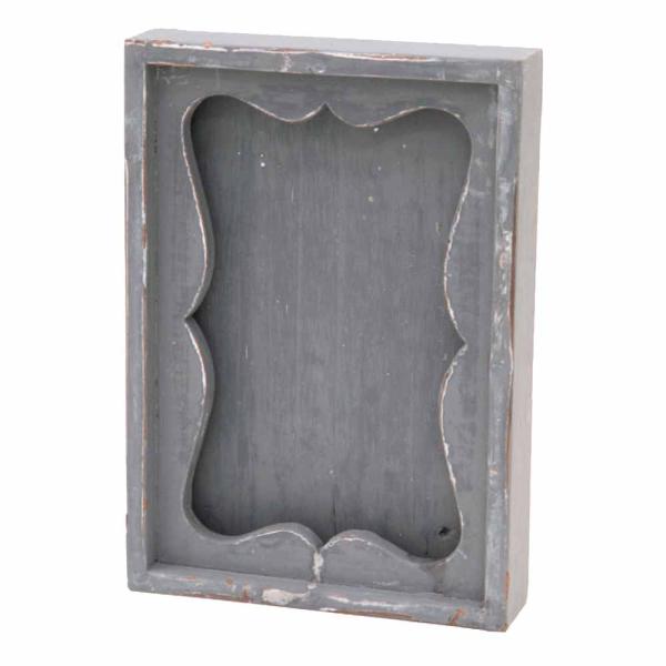 レトロフレーム・レクト　グレイ・417-2974