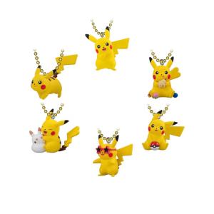 【３個ばら売り】バンダイ(BANDAI) ピカチュウマスコット＆ビスケット ピカチュウだらけのホリデー ビスケット 食玩
