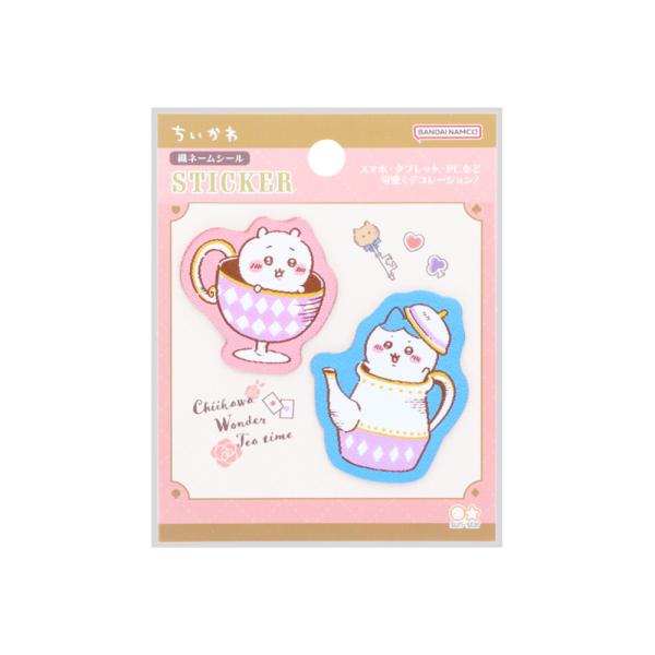 【ちいかわ　公式ライセンス商品】織ネームシール　ちいかわＷＴ　ちいかわ＆ハチ　ネームシール　シール　...