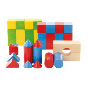 グリムス 積み木 Grimm's キューブパステル・デュオ・40pcs GM43112